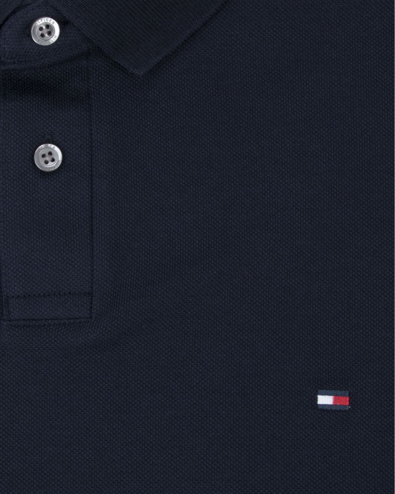 Polo piqué grande taille marine