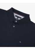 Polo piqué grande taille marine