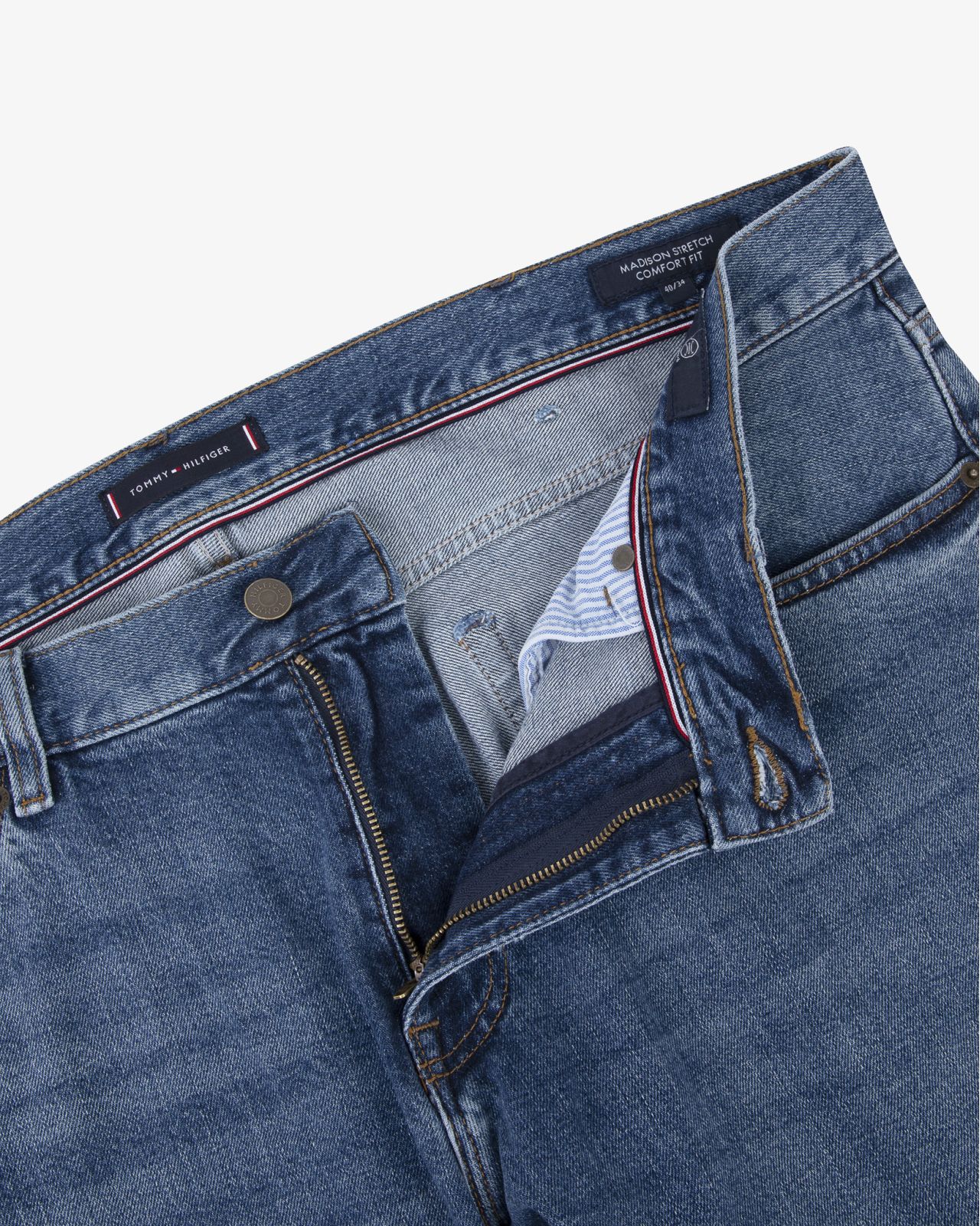 Jean 5 poches grande taille bleu