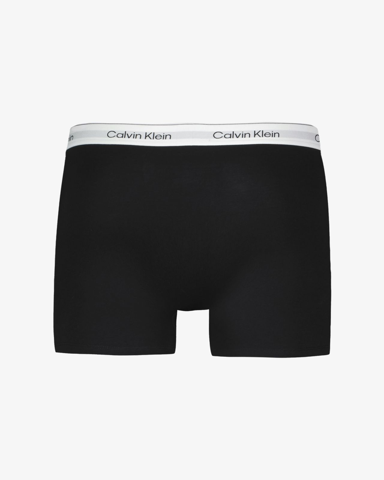 Pack de 3 boxers longs grande taille noir, gris et blanc