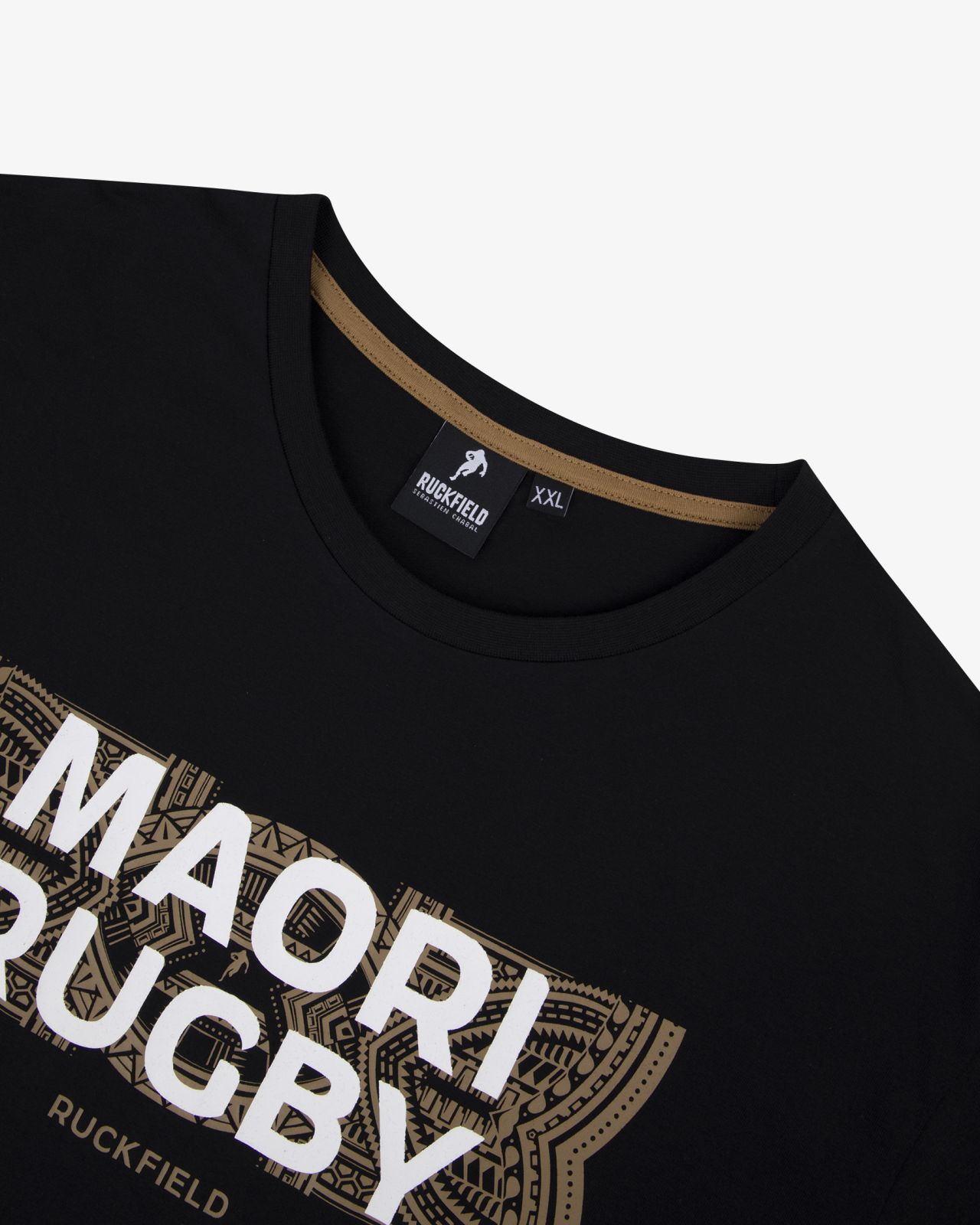 T-shirt maori grande taille noir