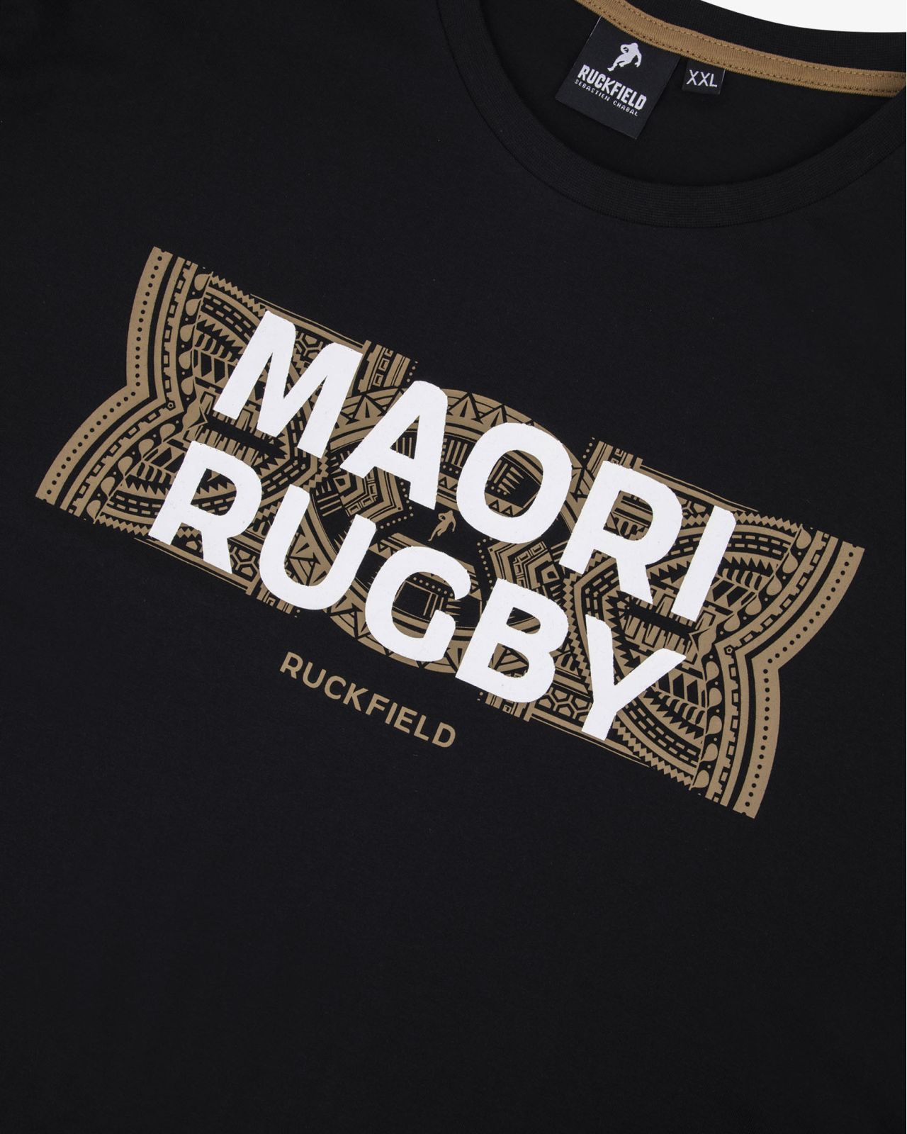 T-shirt maori grande taille noir