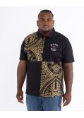 Polo maori grande taille noir