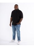 Polo piqué grande taille noir