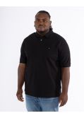 Polo piqué grande taille noir