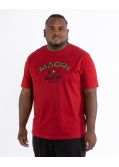 T-shirt maori grande taille rouge