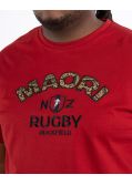 T-shirt maori grande taille rouge