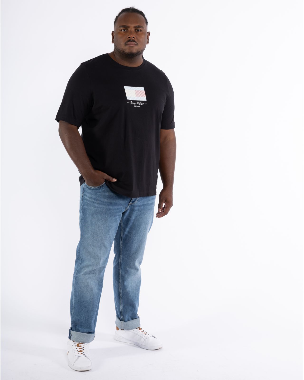 T-shirt grande taille noir