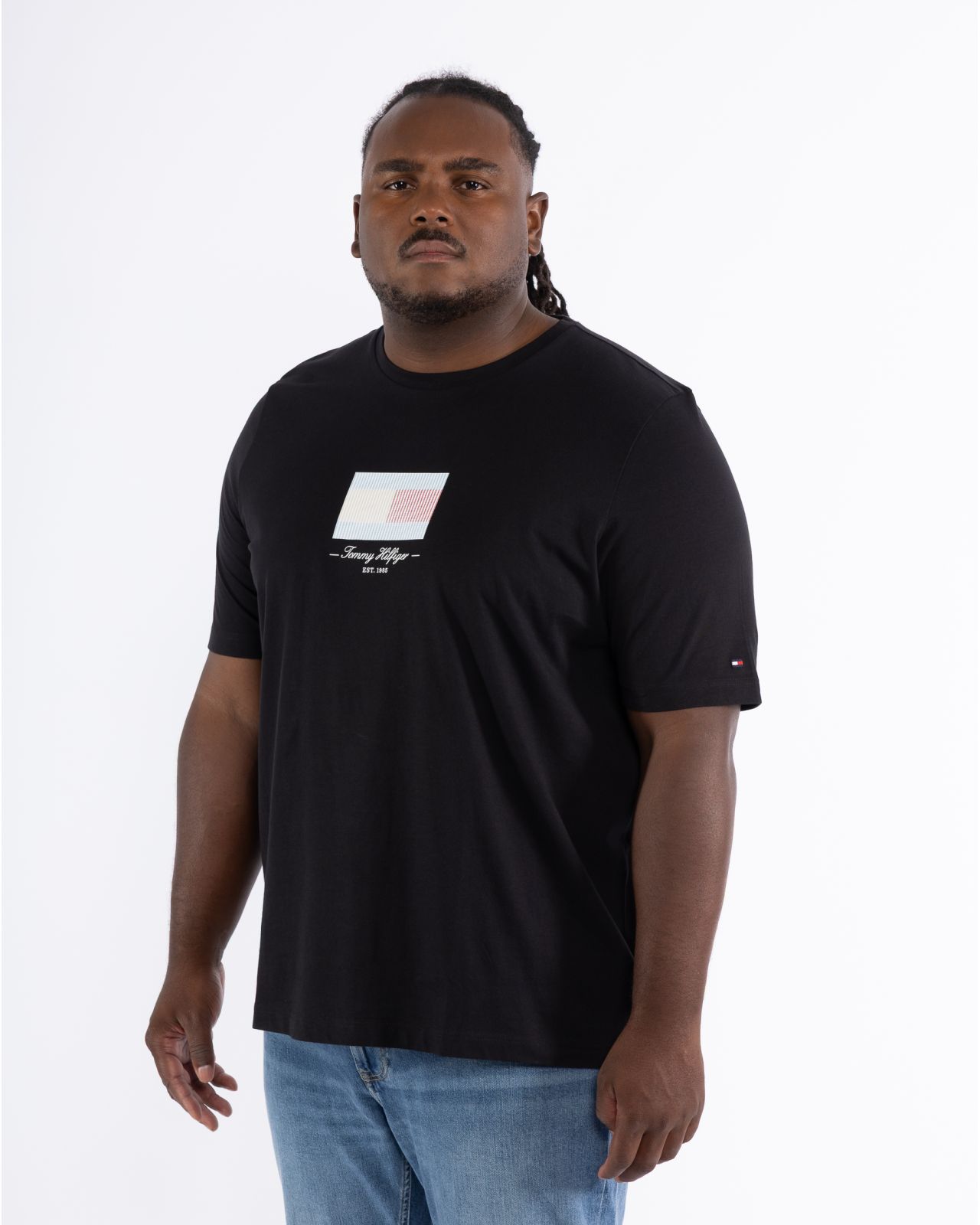 T-shirt grande taille noir