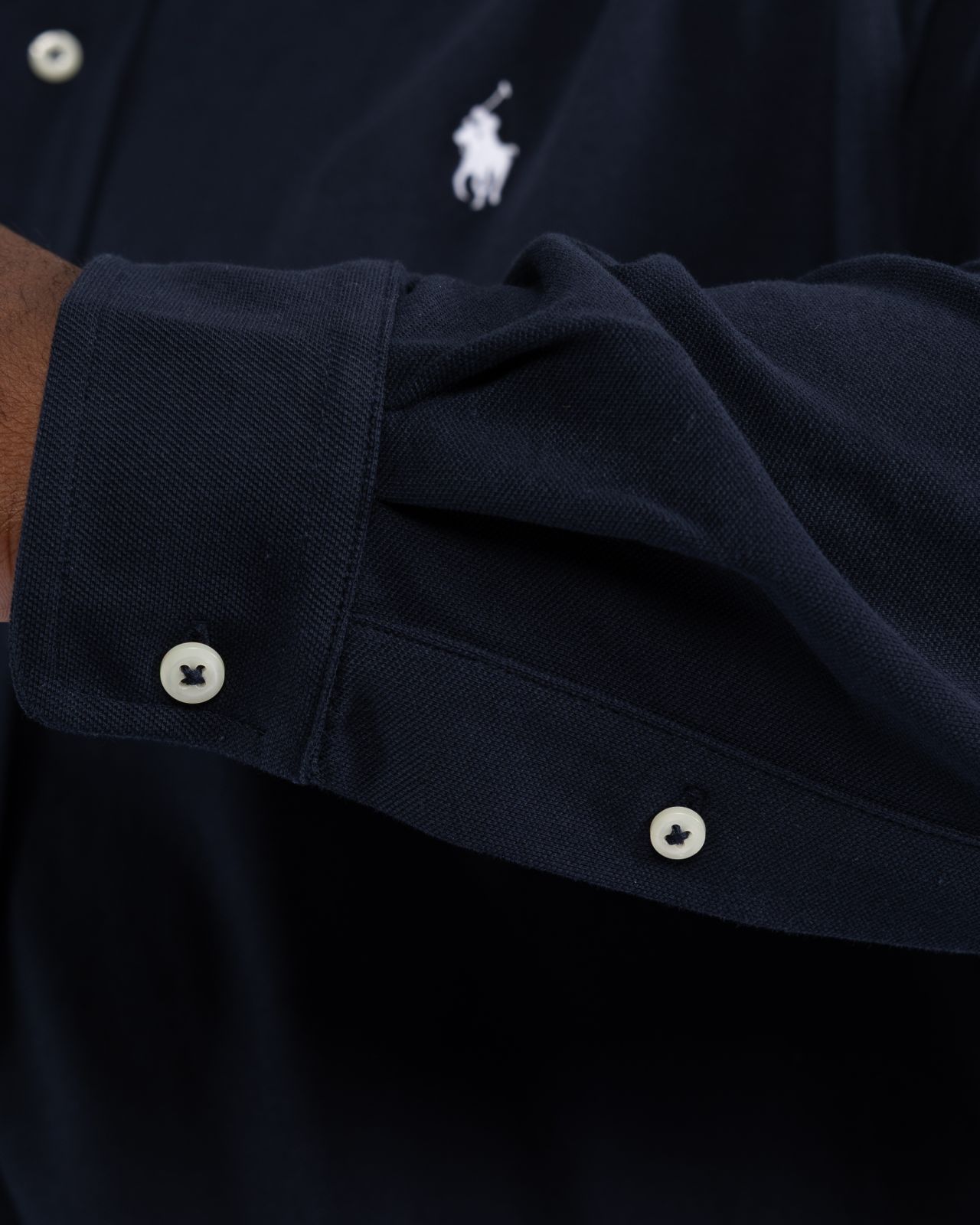 Chemise à carreaux grande taille bleu marine