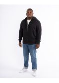 Haut de survêtement grande taille noir