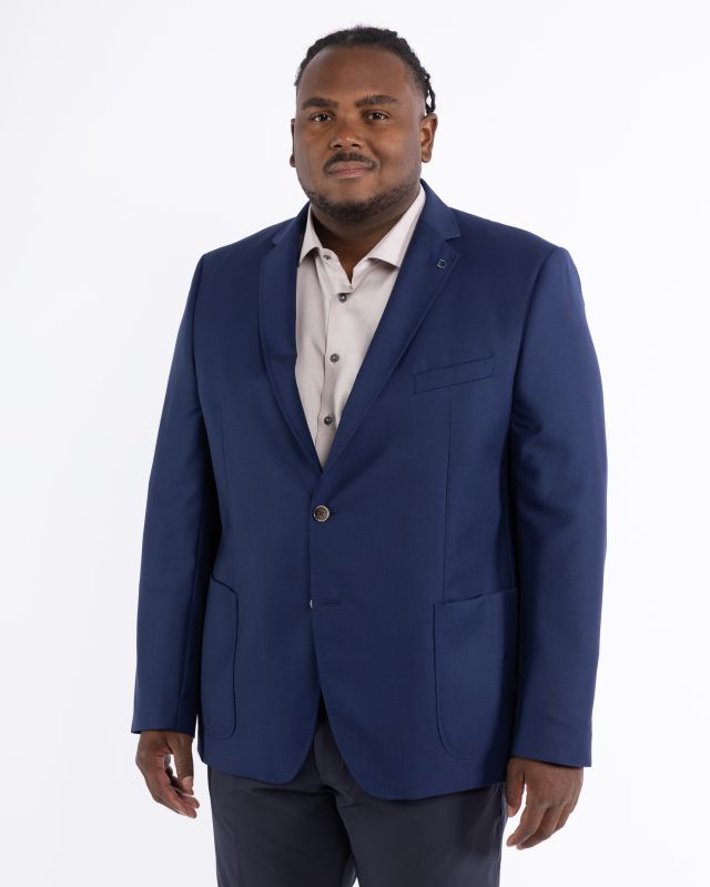 Veste Edison armuré grande taille bleu