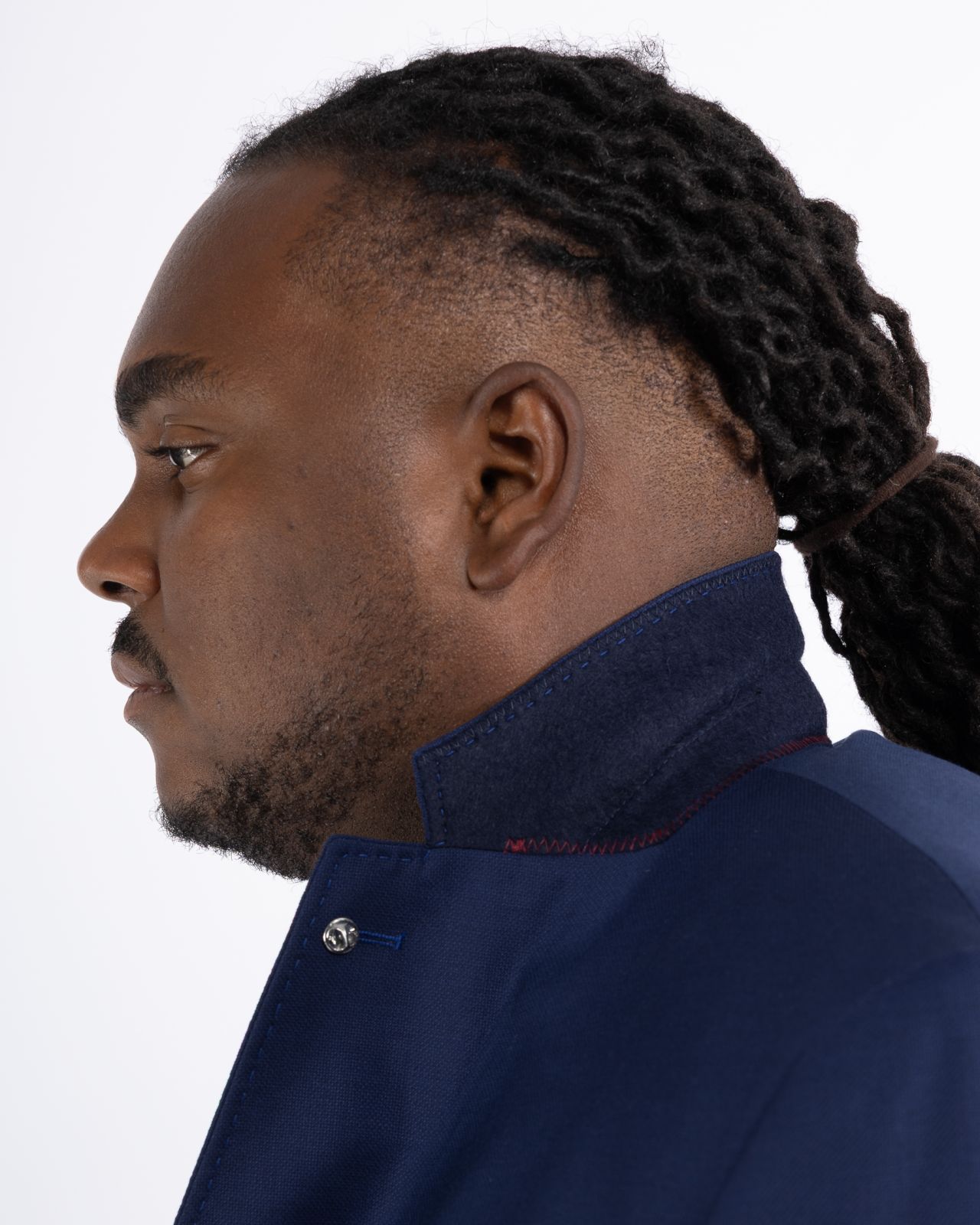 Veste Edison armuré grande taille bleu