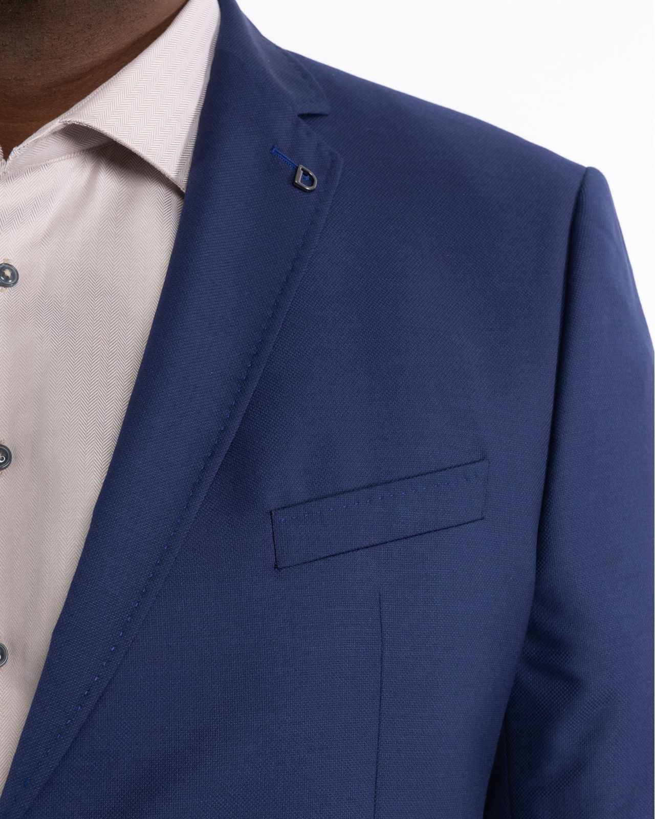 Veste Edison armuré grande taille bleu