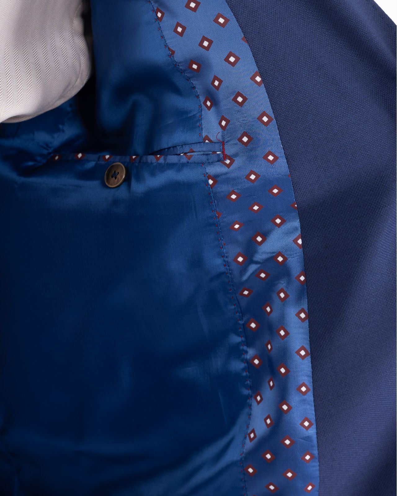 Veste Edison armuré grande taille bleu