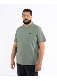 T-shirt col rond grande taille vert