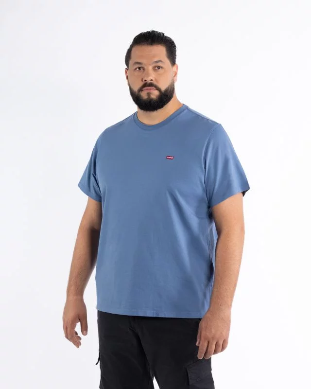 T-shirt grande taille bleu