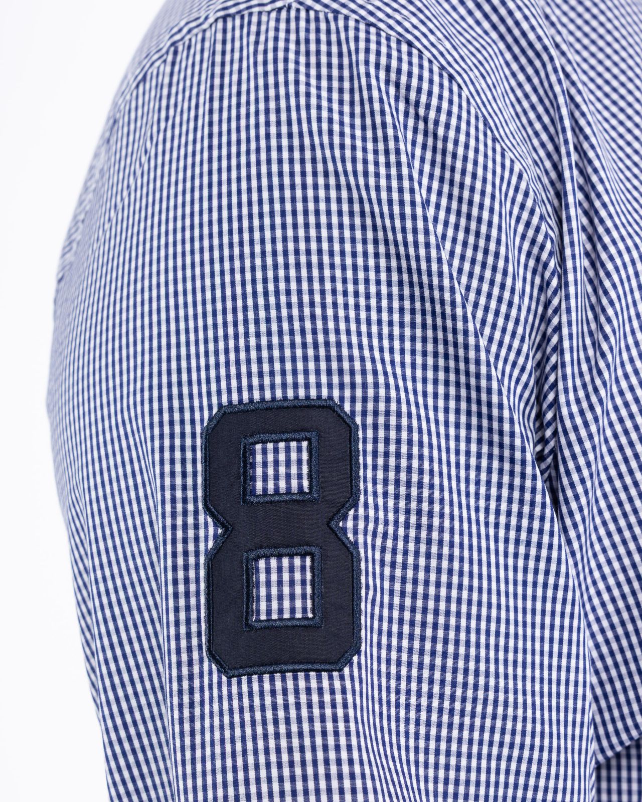 Chemise vichy grande taille bleu marine