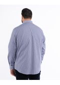Chemise vichy grande taille bleu marine