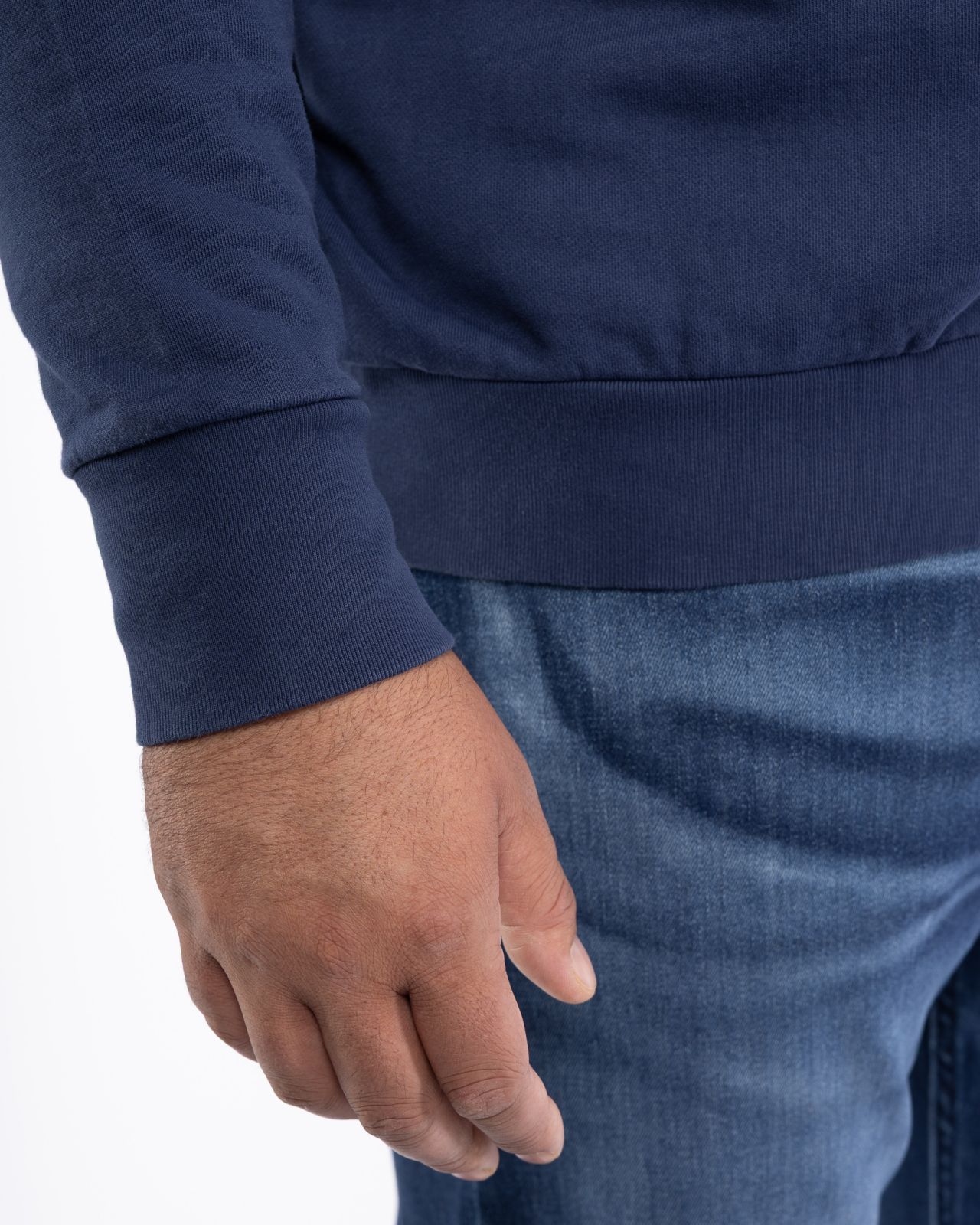 Sweat grande taille bleu marine