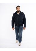 Blouson grande taille bleu marine
