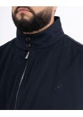 Blouson grande taille bleu marine