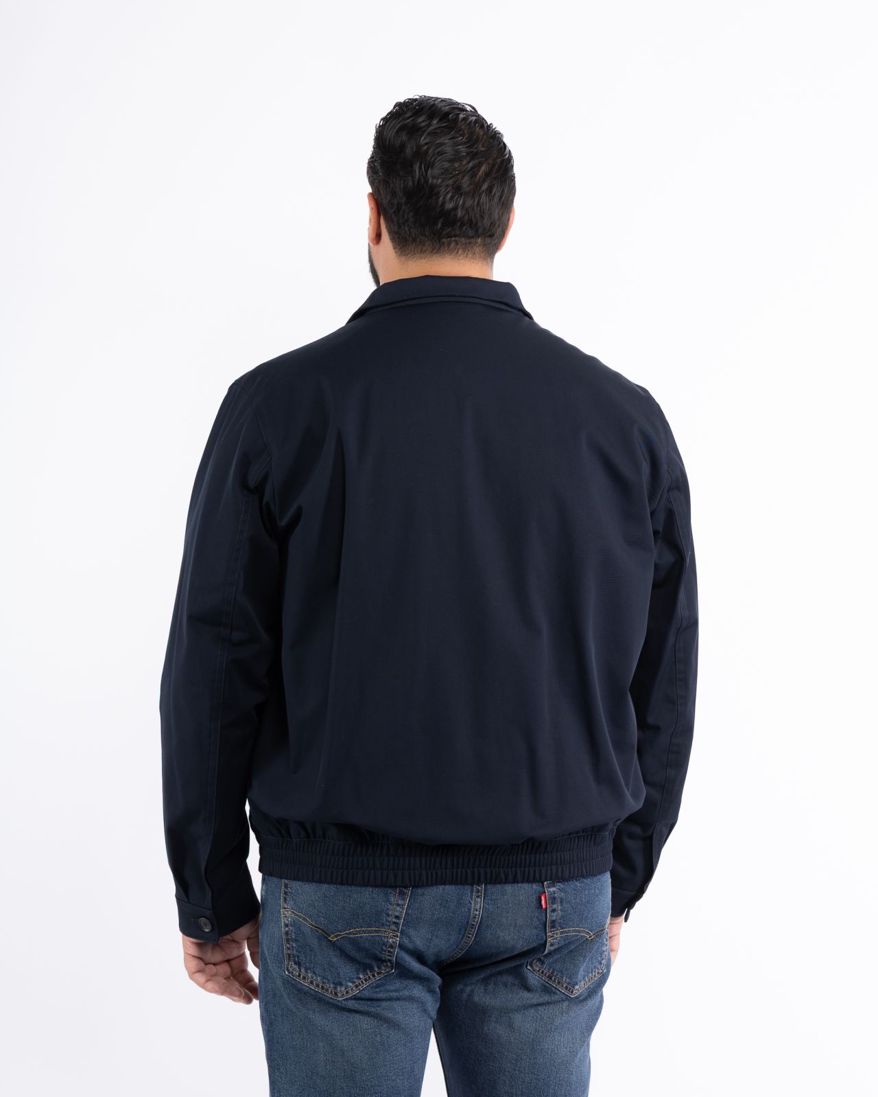 Blouson grande taille bleu marine
