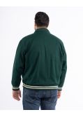 Blouson teddy grande taille vert
