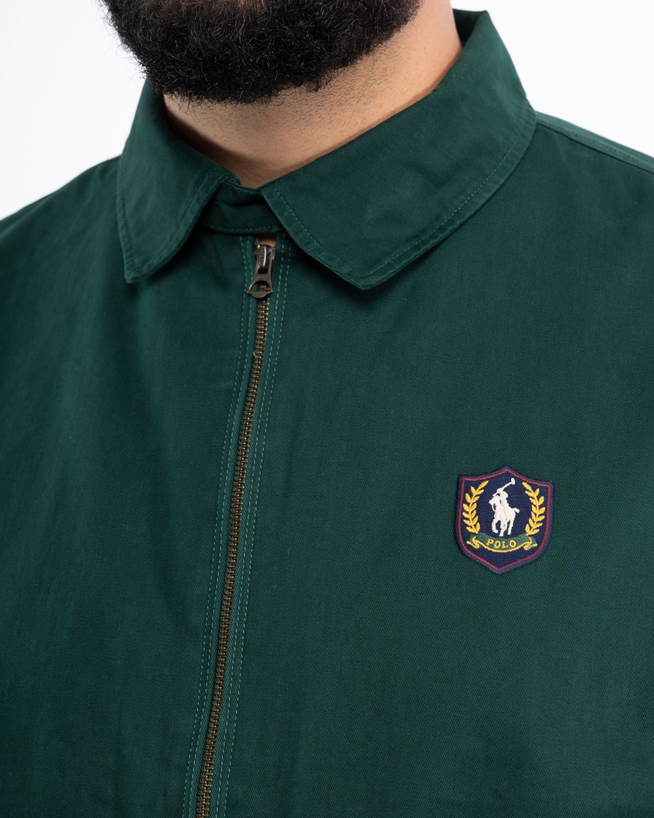 Blouson teddy grande taille vert