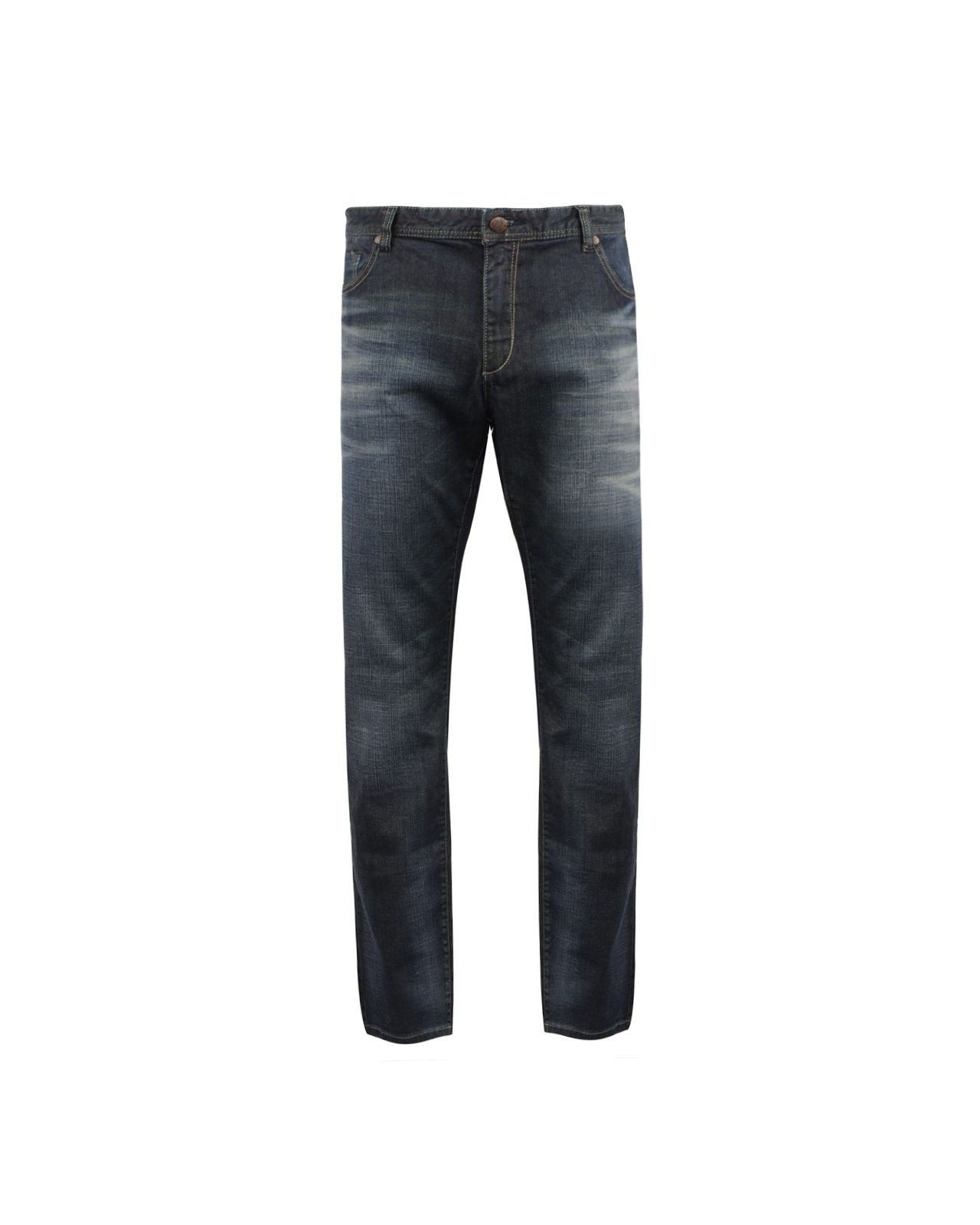 Jeans bleu délavé taille basse : grande taille du 50FR (40US) au 68FR (54US)