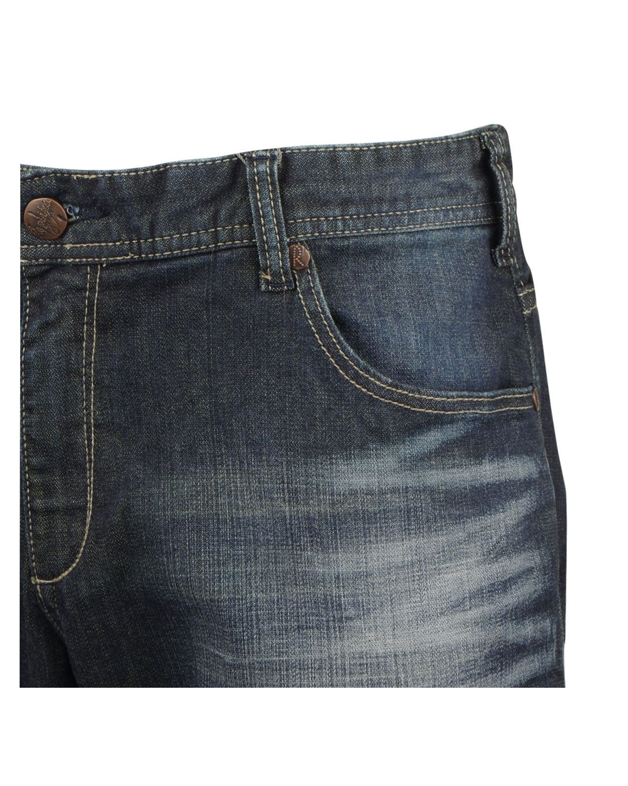 Jeans bleu délavé taille basse : grande taille du 50FR (40US) au 68FR (54US)