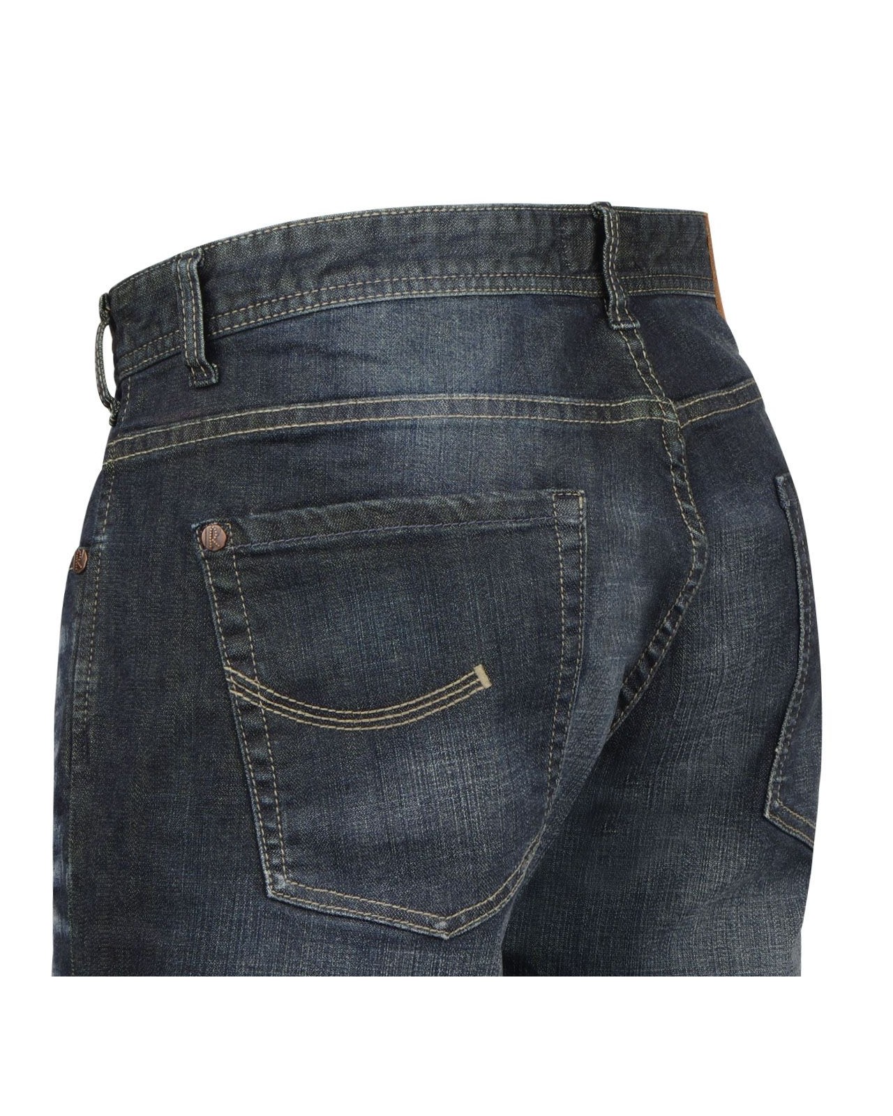 Jeans bleu délavé taille basse : grande taille du 50FR (40US) au 68FR (54US)