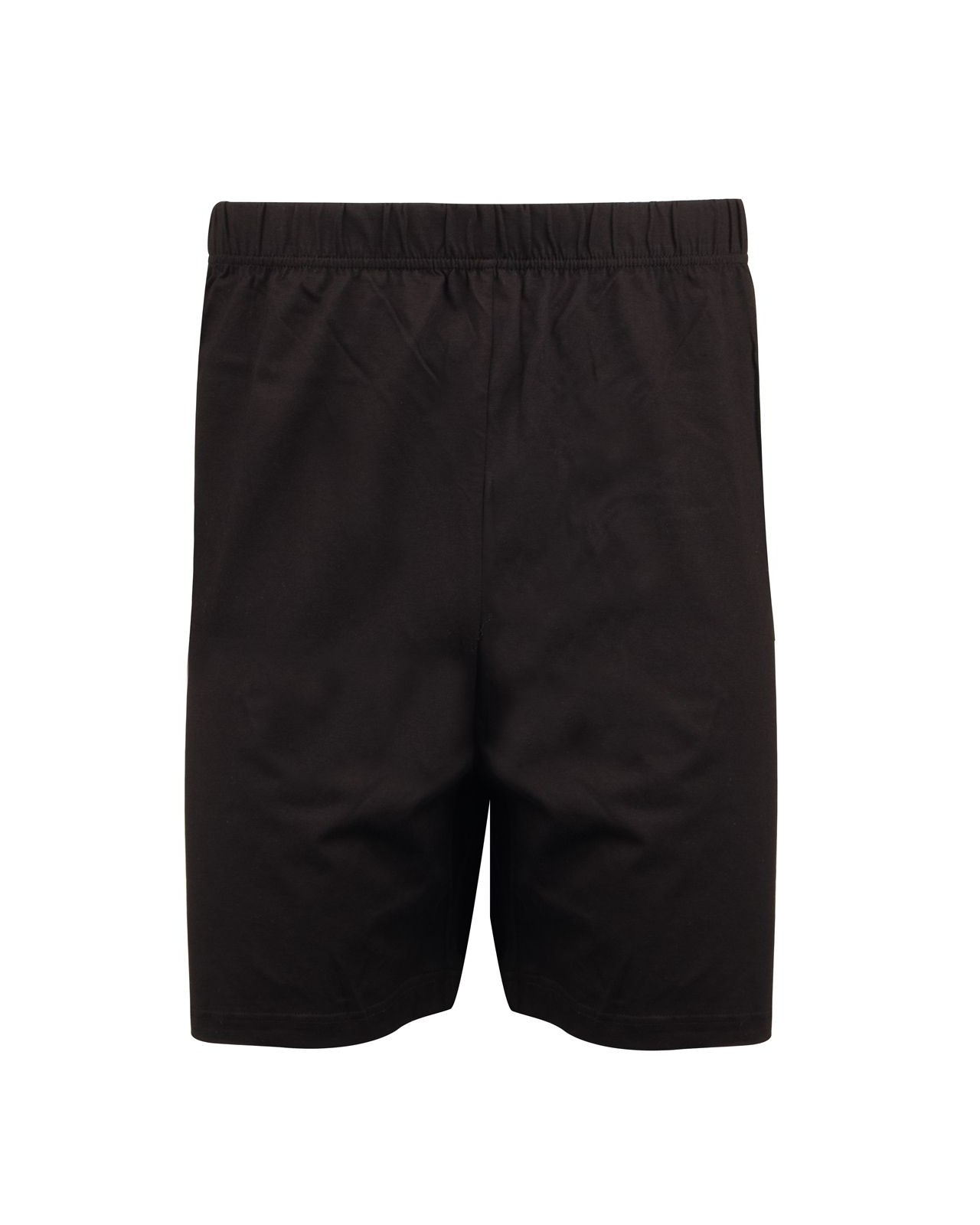 Pyjama Optical court col v navy rayures : grande taille du 3XL au 10XL