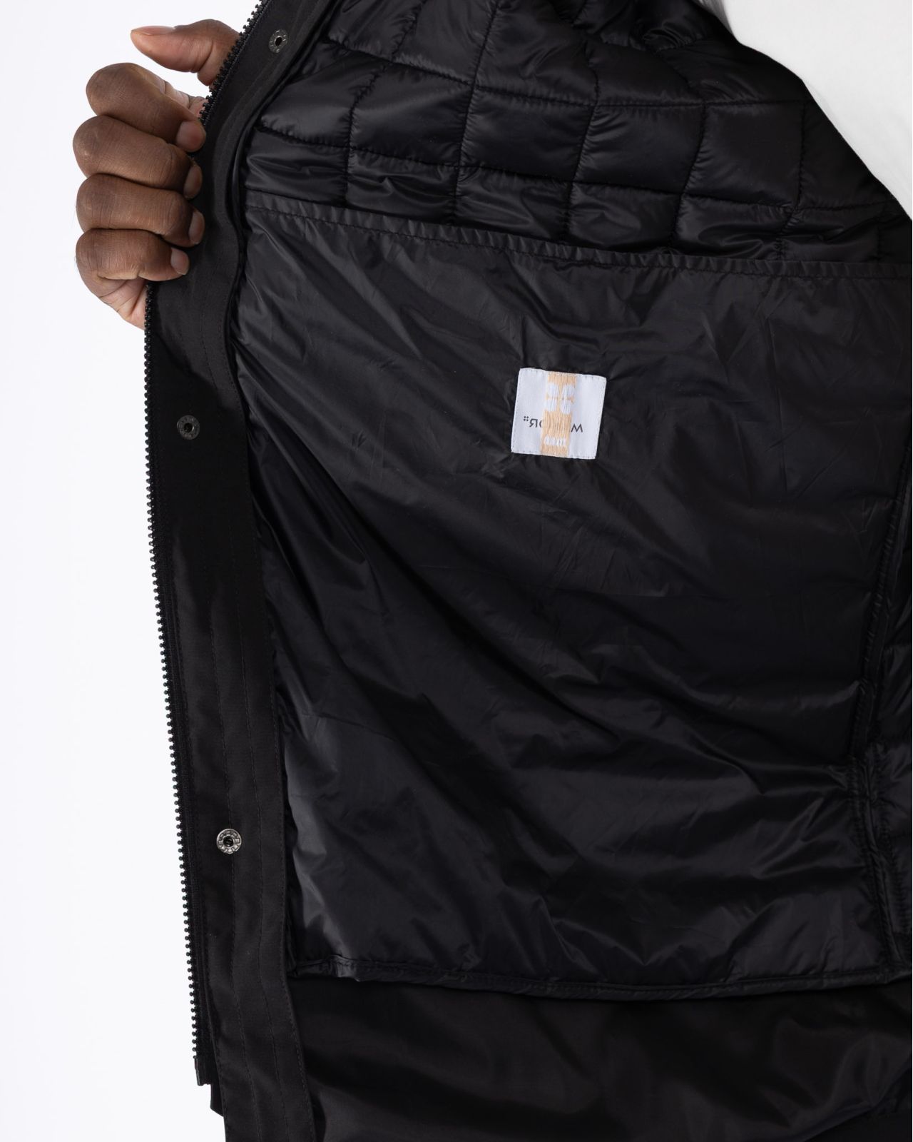 Imperméable 3 en 1 grande taille noir