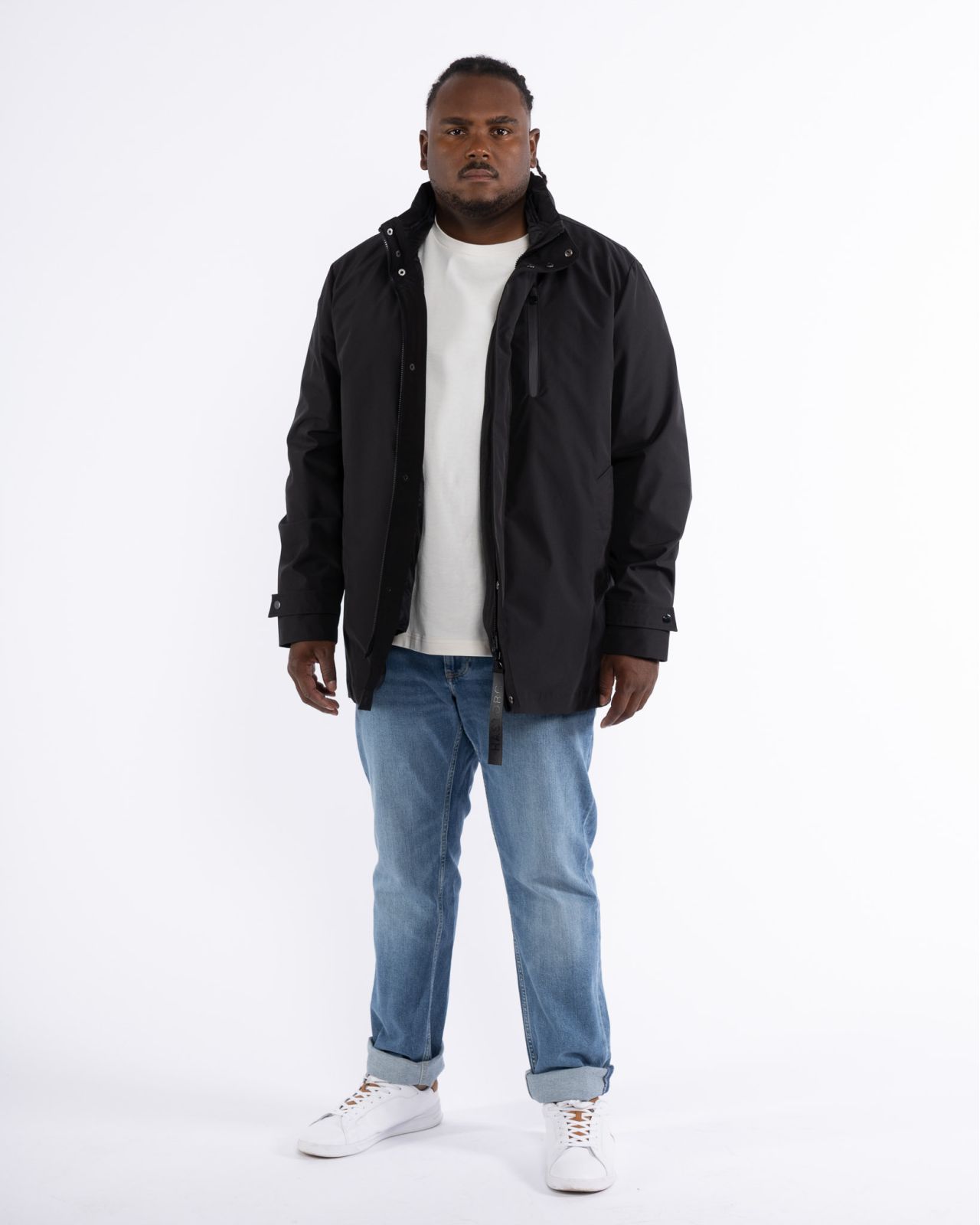 Imperméable 3 en 1 grande taille noir