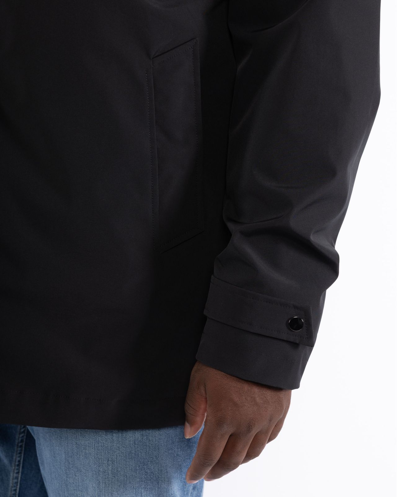 Imperméable 3 en 1 grande taille noir