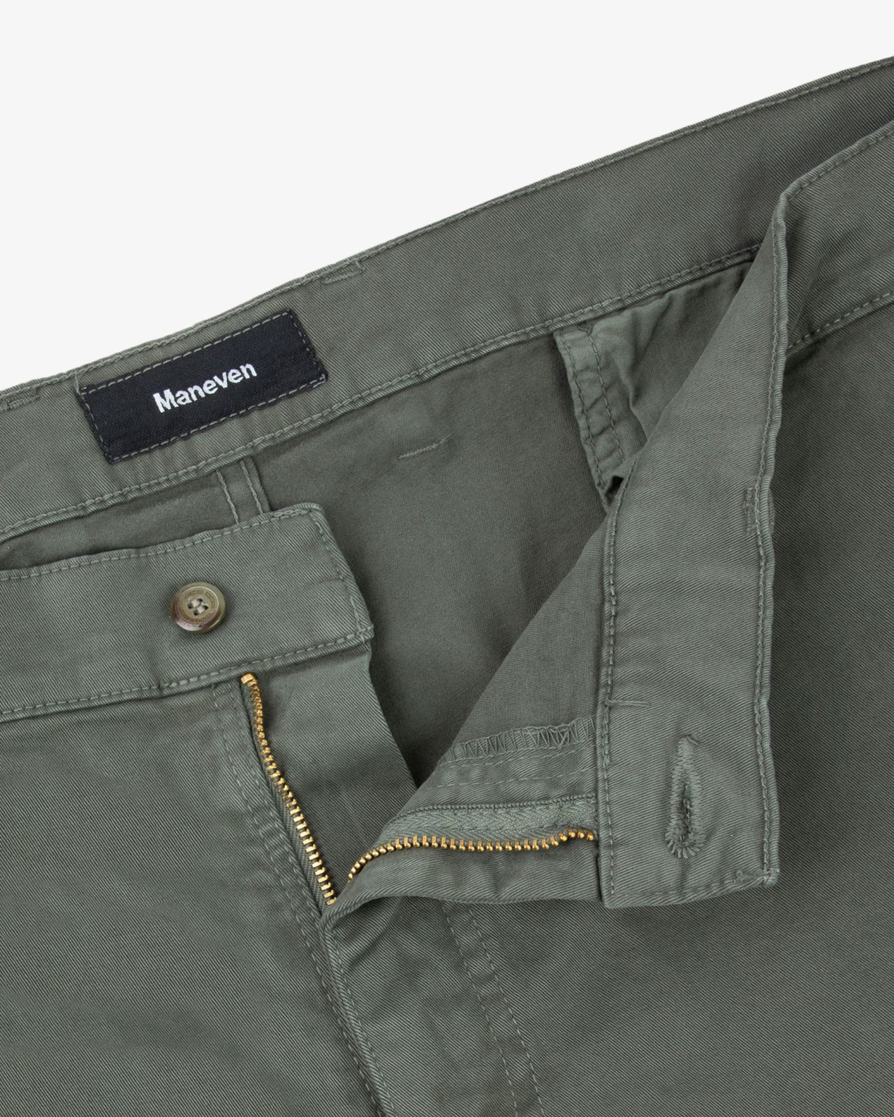 Pantalon chino avec ceinture grande taille vert tilleul