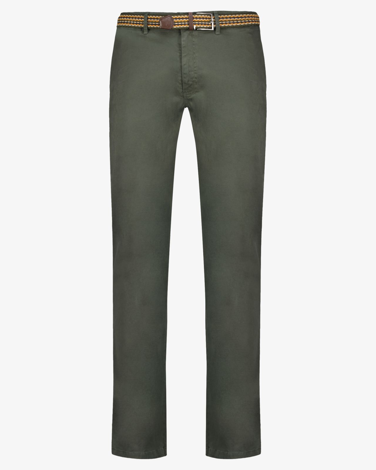 Pantalon chino avec ceinture grande taille vert tilleul