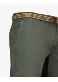 Pantalon chino avec ceinture grande taille vert tilleul