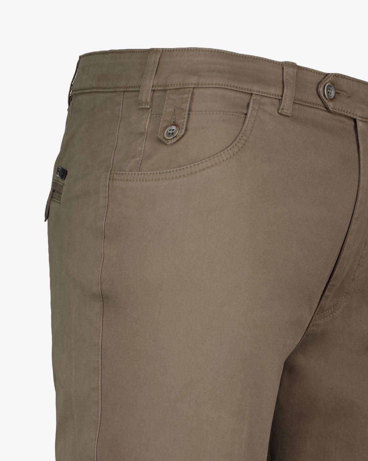 Pantalon chino grande taille twill gris