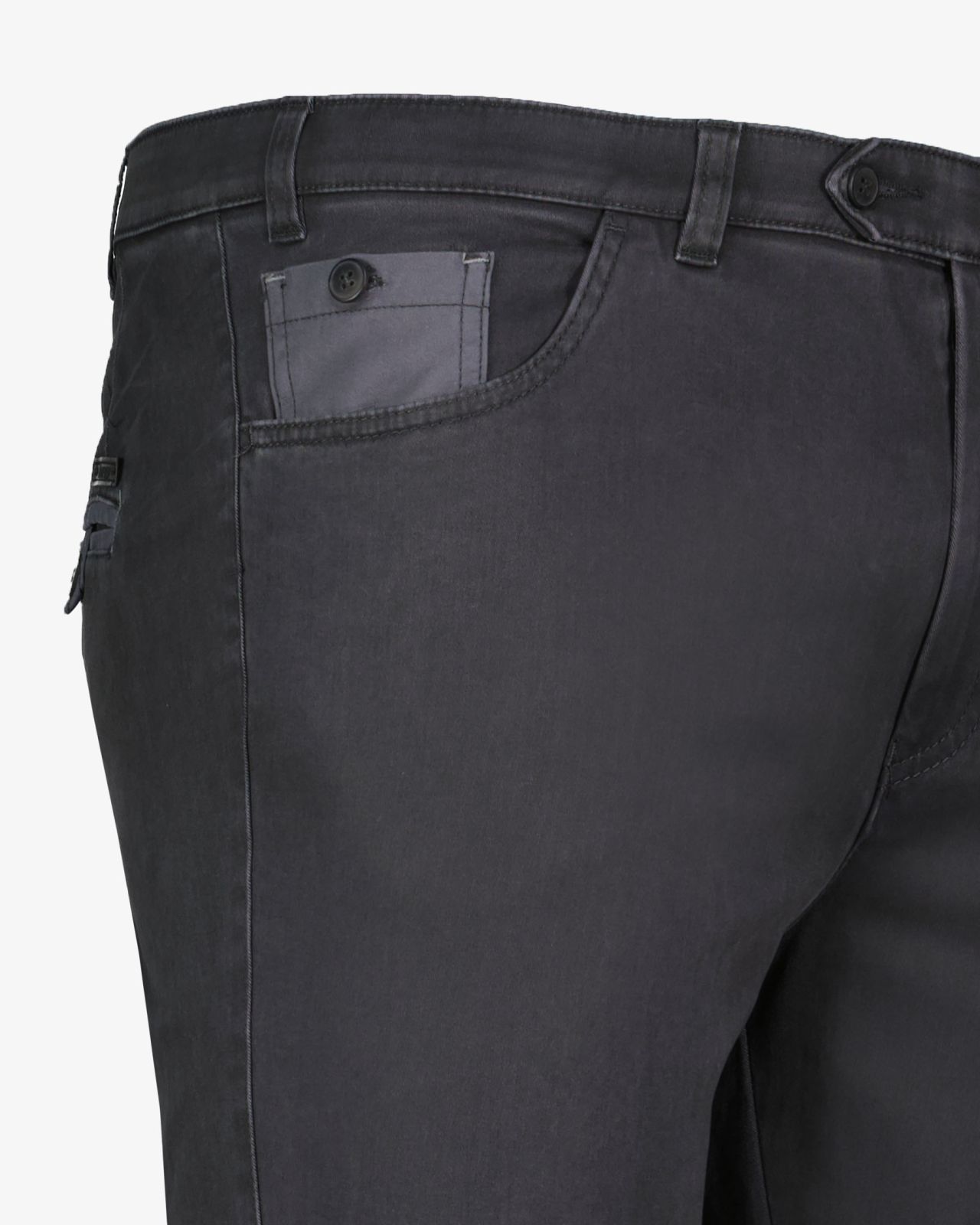 Pantalon chino grande taille twill anthracite