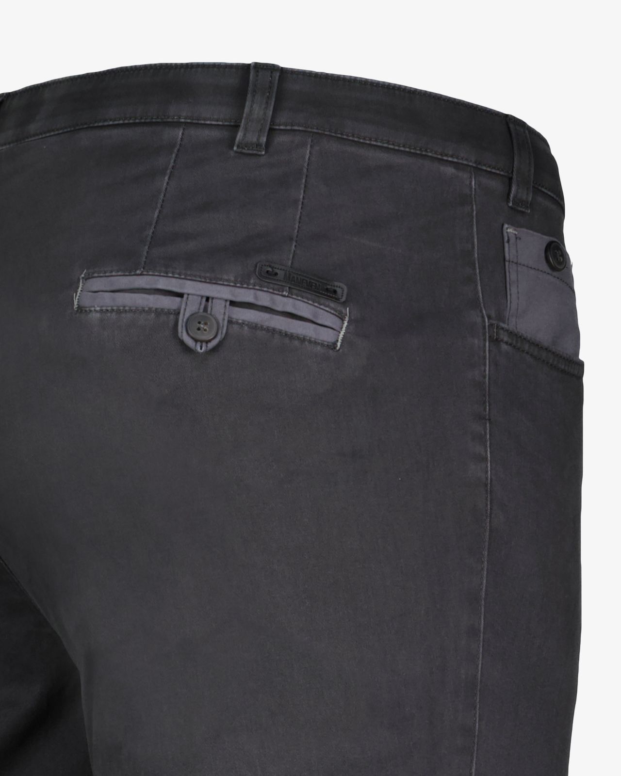 Pantalon chino grande taille twill anthracite