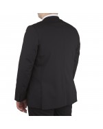 Veste de costume Classic Noir pour homme fort du 60 au 78 - Skopes