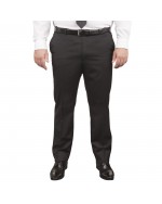 Pantalon de costume Excellence Noir pour homme fort du 52 au 76