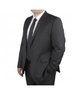 Veste de costume Marzotto anthracite : grande taille du 60 au 72