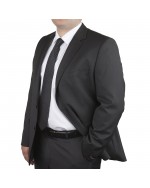 Veste de costume Marzotto anthracite : grande taille du 60 au 72
