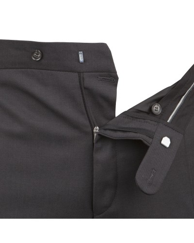 Pantalon de costume Marzotto anthracite : grande taille du 54 au 66