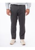 Pantalon chino grande taille twill anthracite