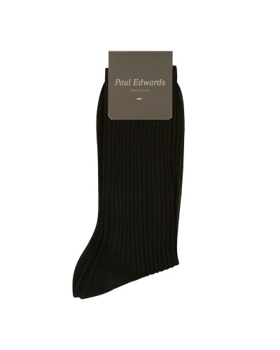 Chaussettes city noir: grande taille du 43 au 50