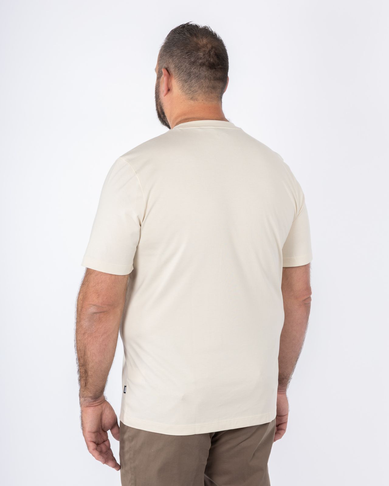 T-shirt Thompson grande taille beige